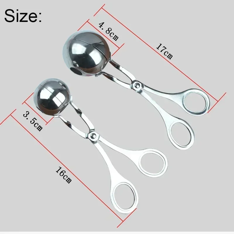 Stainless steel meatball holder, meatball maker, home kitchen tool, meatball, small tool, rice ball mold