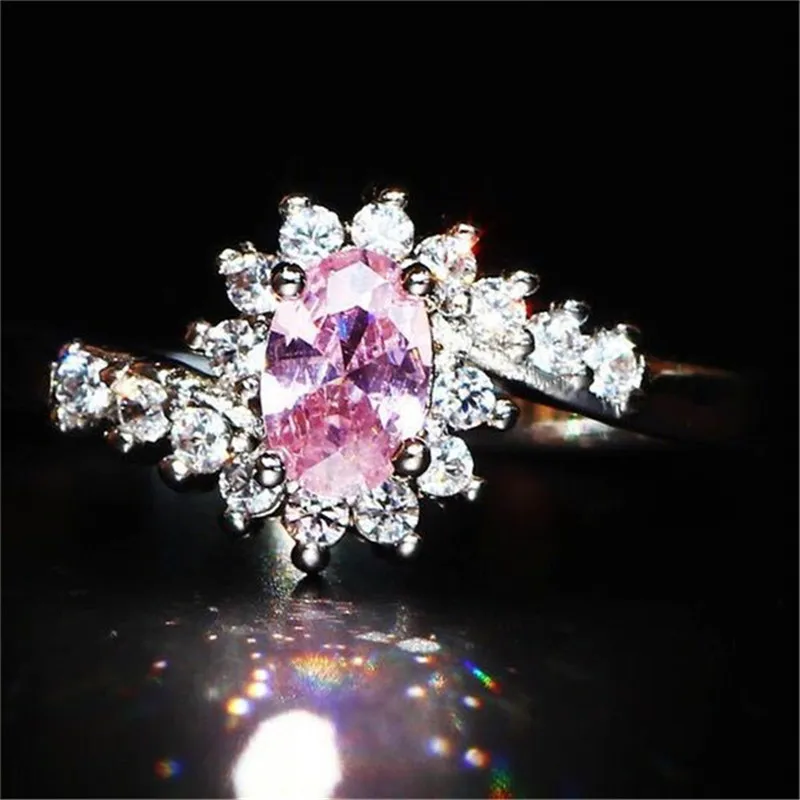 CC Rings For Women Bijouterie Trendy Jewelry Multicolor Oval Stone Cubic Zirconia Ringen Bridal Wedding Engagement Bijoux CC1391 - Image 4