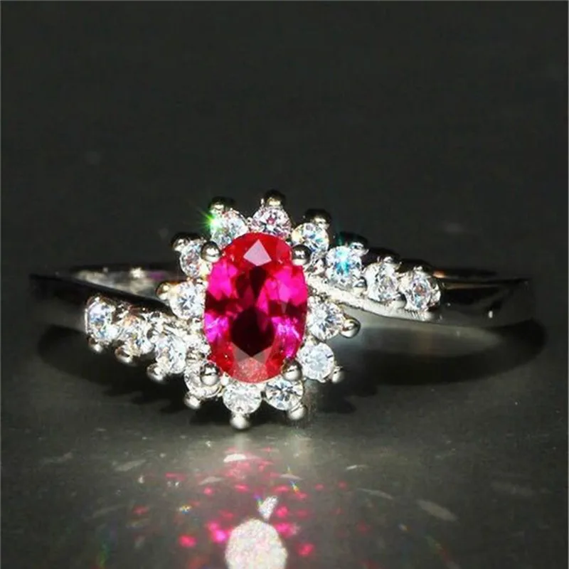CC Rings For Women Bijouterie Trendy Jewelry Multicolor Oval Stone Cubic Zirconia Ringen Bridal Wedding Engagement Bijoux CC1391 - Image 2