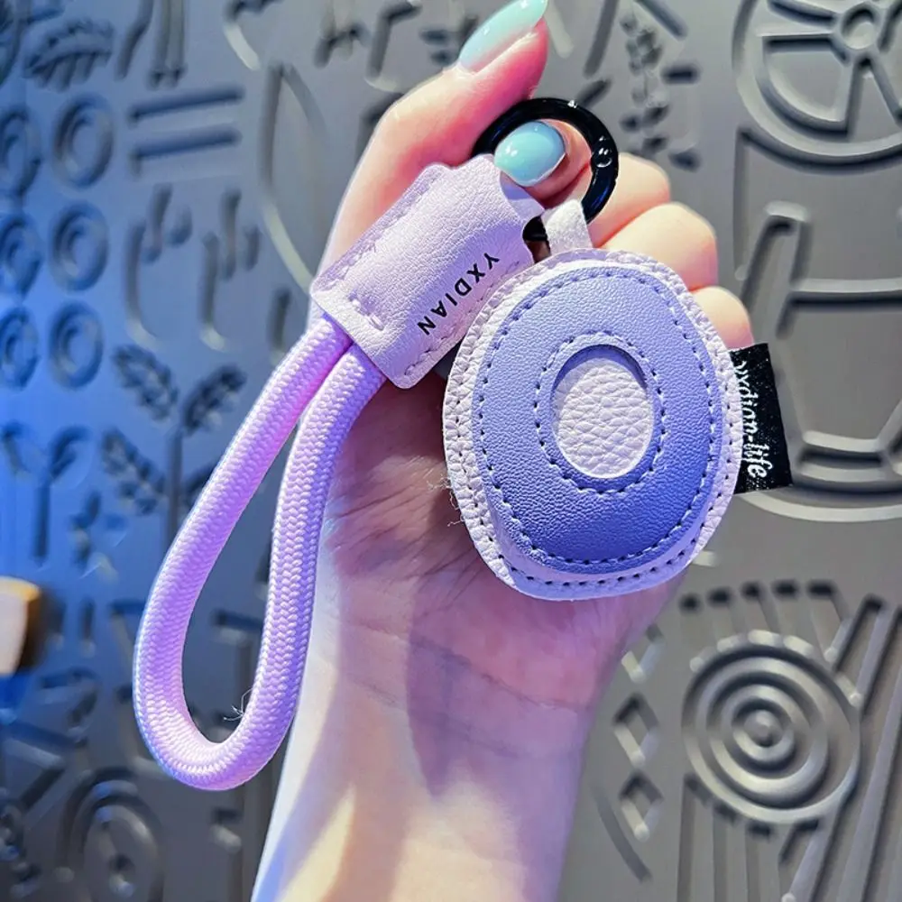 Sweet 26 Letter Keychain PU Leather Bag Hanging Charms Alphabet Key Holder Ornaments Car Keyring Lucky Letter Pendant Friend - Image 4